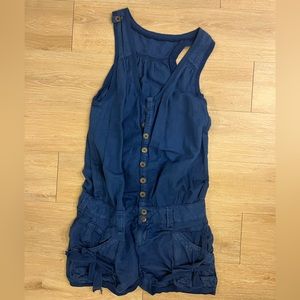 Zara TRF Blue Jumpsuit